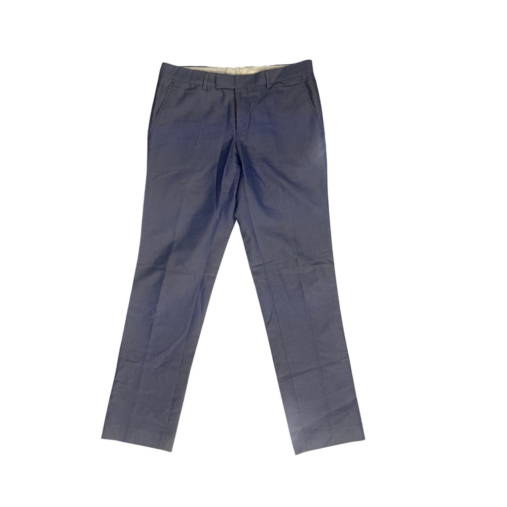 Zara Man Navy Blue Slim Fit Chino Trousers Dress Pants Mens Made in‎ Turkey